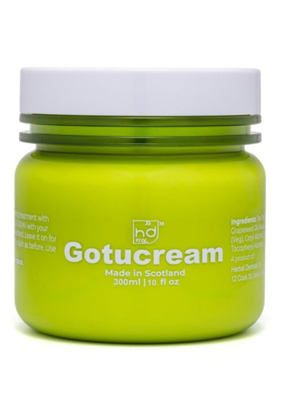 Gotucream 10 oz/300 ml~ Organic Healing Cream ~ New Made in Scotland. Gotu Cream